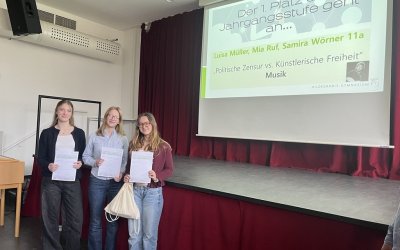 Wissenschaftswoche 11. Jahrgangsstufe: „Gegensätze“