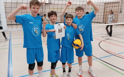 Tolle Leistung der Volleyball Jungen IV des Hildegardis-Gymnasiums